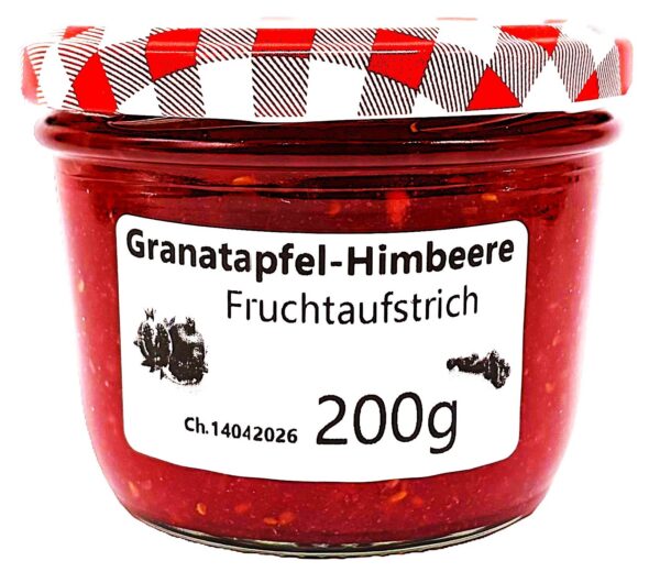 Marmeláda z granátového jablka a malin 200g