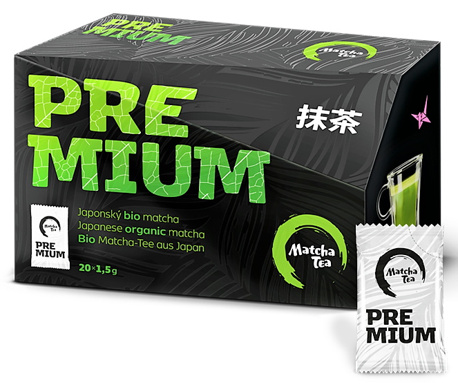 Bio Matcha Tea Premium 20 × 1,5 g - Vinotéka Adina