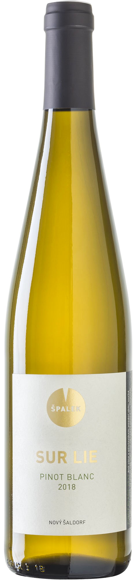 Pinot blanc sur lie pozdní sběr 2018, BIO