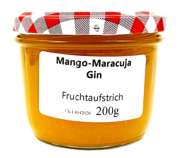 Marmeláda z manga a maracuji s ginem